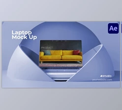 Download Laptop Mockup for After Effects (Videohive 52723148) - AE Project