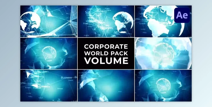 Download Corporate World Pack for After Effects (Videohive 52661052) - AE Project