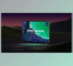 Download Abstract Nature TV Mockups (Videohive 52736032) - AE Project