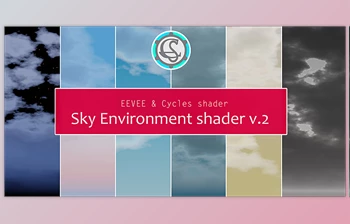 Download Blender Market - <span class='badge badge-warning'>Sky</span> Environment Shader V.2