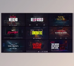 Download Cinematic Film Titles (Videohive 52871599) - AE Project