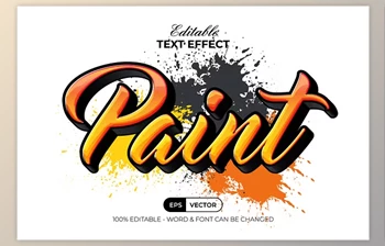 Download Paint Text Effect Graffiti <span class='badge badge-warning'>Style</span> - 260616409