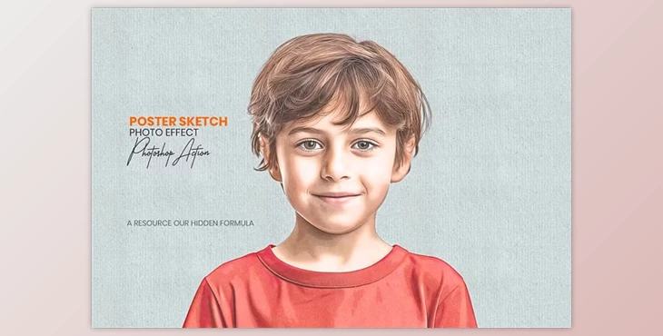 Download Poster Sketch Photoshop Action - 279211910