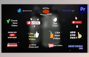 Download Social Media Buttons And Titles for <span class='badge badge-warning'>Premiere</span> <span class='badge badge-warning'>Pro</span> (Videohive 52531334)