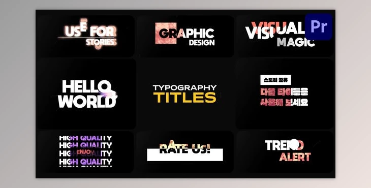 Download Typography Titles for Premiere Pro (Videohive 52531361)