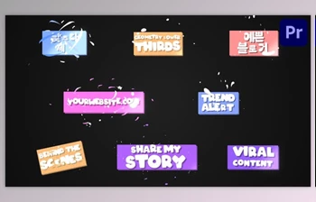 Download Funny Geometry Lower Thirds for <span class='badge badge-warning'>Premiere</span> <span class='badge badge-warning'>Pro</span> (Videohive 52532097)