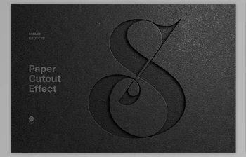 Download Dark Cutout <span class='badge badge-warning'>Paper</span> Mockup - 256624272