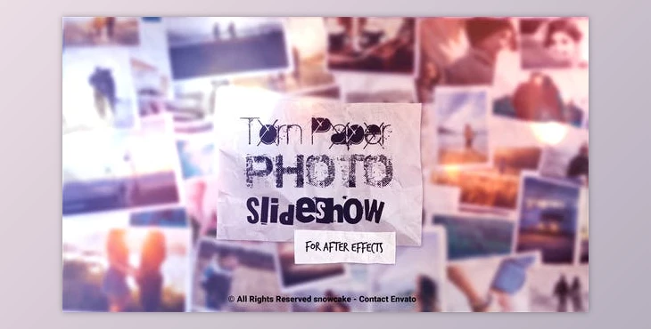 Download Torn Paper Photo Slideshow (Videohive 52949409) - AE Project