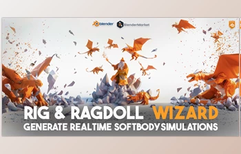 Download Blender Market - Auto Rig & Ragdoll Wizard <span class='badge badge-warning'>v1.0.1</span> for Blender 4.1