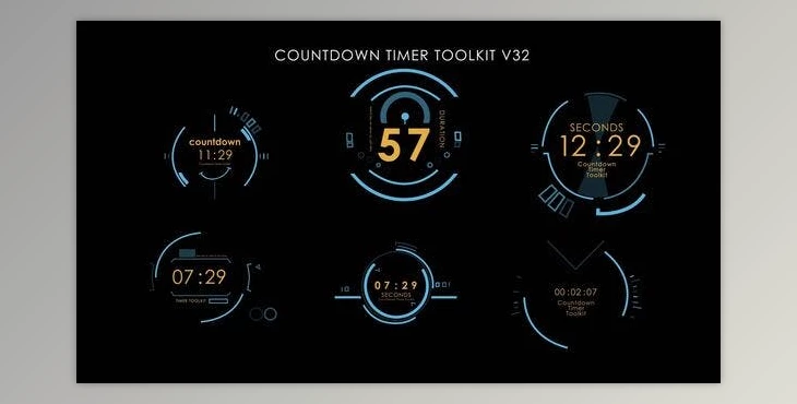 Download Countdown Timer Toolkit V32 (Videohive 52592296) - AE Project