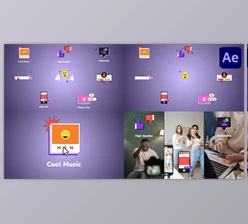 Download Internet Browser Interface Icons And Titles for After Effects (Videohive 52490612) - AE Project