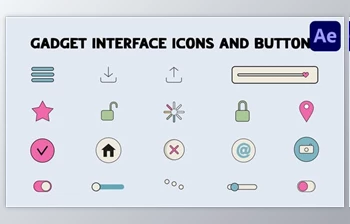 Download Gadget <span class='badge badge-warning'>Interface</span> Icons And Buttons for After Effects (Videohive 52508588) - AE Project