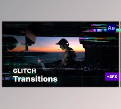 Download Seamless Glitch Transitions (Videohive 52989682) - AE Project