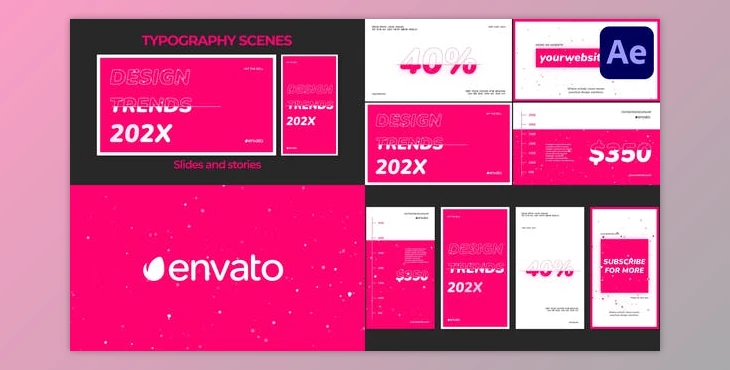 Download Dynamic Typography Scenes for After Effects (Videohive 52996344) - AE Project