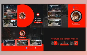 Download Youtube End <span class='badge badge-warning'>Screens</span> Pack V3 (Videohive 52592385)