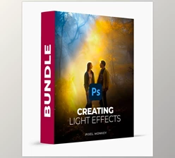 Download PixelMonkey – Creating Light Effects in Photoshop – Overlays + Brushes