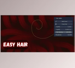 Download Blender Market - Easy Hair 2.0