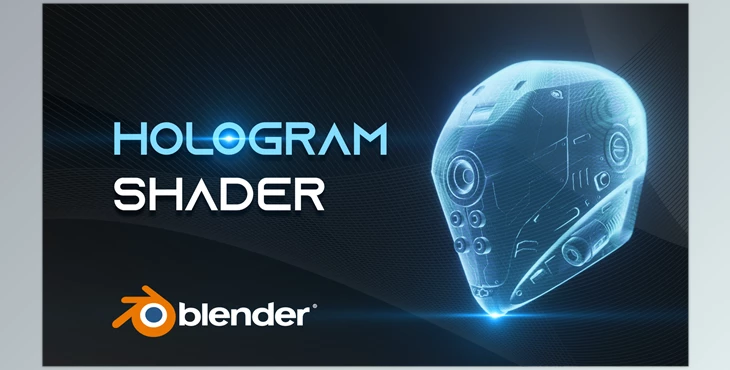 Download Blender Market - Hologram Effect Shader