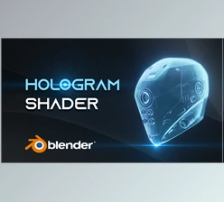Download Blender Market - Hologram Effect Shader