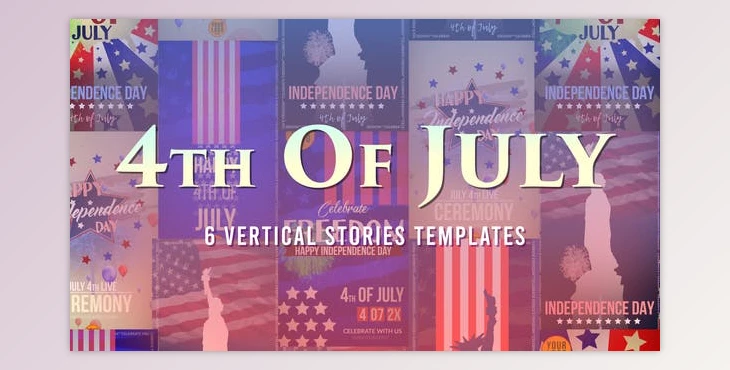 Download 4th of July Independence Day Stories (Videohive 53059159) - AE Project