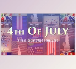 Download 4th of July Independence Day Stories (Videohive 53059159) - AE Project