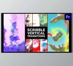 Download Scribble Vertical Transitions | Premiere Pro MOGRT (Videohive 52610136)