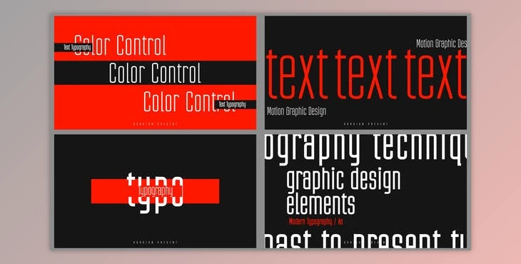 Download Abstract Typo (Videohive 52879868) - AE Project