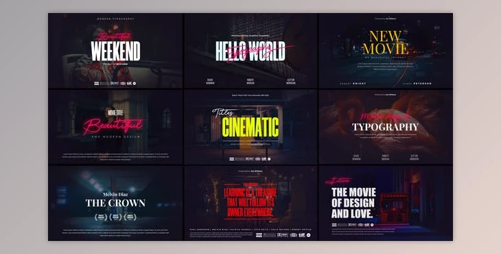 Download Cinematic Film Titles for Premiere Pro (Videohive 52871633)