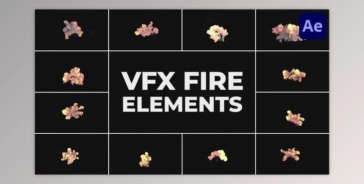 Download VFX Flames Elements for After Effects (Videohive 52466129) - AE Project