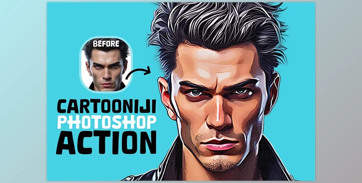 Download CartooNiji Photoshop Action - 279912979