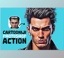 Download CartooNiji Photoshop Action - 279912979