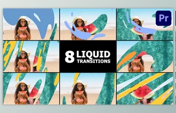 Download Liquid Transitions | <span class='badge badge-warning'>Premiere</span> <span class='badge badge-warning'>Pro</span> MOGRT (Videohive 52661567)
