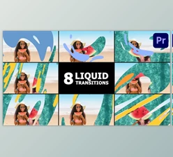 Download Liquid Transitions | Premiere Pro MOGRT (Videohive 52661567)