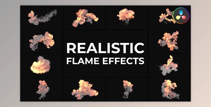Download Realistic Flame Effects for DaVinci Resolve (Videohive 52681703)