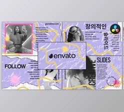 Download Torn Creative Slides for DaVinci Resolve (Videohive 52681372)