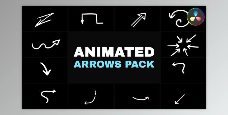 Download Animated Arrows Highlighters Pack | DaVinci Resolve (Videohive 52659922)