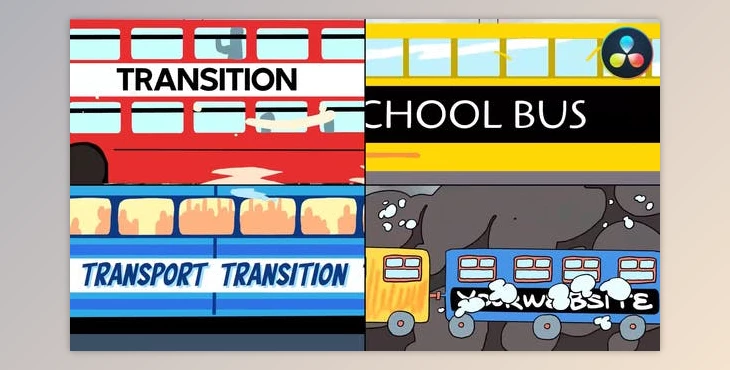 Download Transport Transition Titles for DaVinci Resolve (Videohive 52468120)