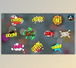 Download Comic Titles for DaVinci Resolve (Videohive 52469720)