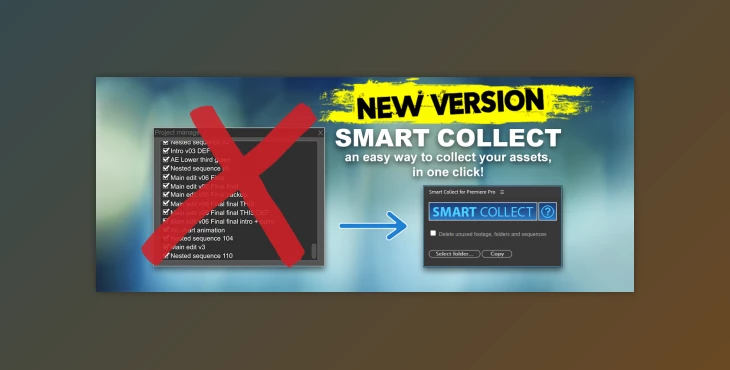 Download Aescripts Smart Collect for Premiere Pro v1.0.1