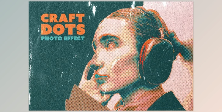 Download Craft Dots Photo Effect - 279641800