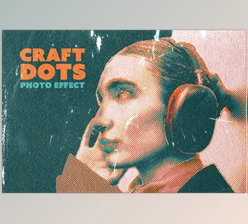 Download Craft Dots Photo Effect - 279641800