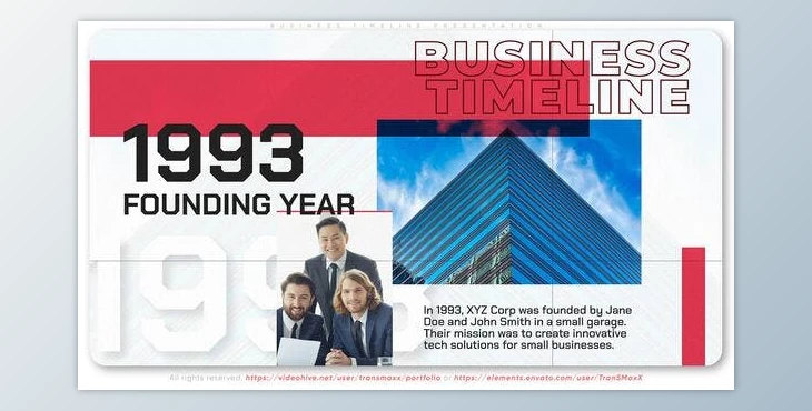 Download Business Timeline Presentation (Videohive 53254038) - AE Project