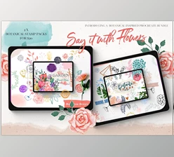 Download Say It With Flowers Bundle Creative Market - 4692468