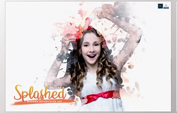 Download Splashed – Modern Watercolor <span class='badge badge-warning'>Art</span> Creative Market - 7090536