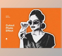 Download Cut Out Photo Effect - 280187040