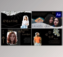 Download Creative Crumbled Paper Slides for After Effects (Videohive 53181287) - AE Project