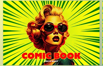 Download Pop Art Comic Photo Effect - <span class='badge badge-warning'>278952894</span>