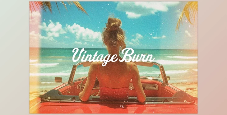 Download Vintage Burn Photo Effect - 279641881