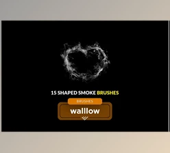 Download Creative shapes: 15 smoke brushes - 279329005