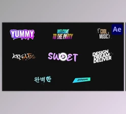 Download Colorful Sparks Titles for After Effects (Videohive 53415225) - AE Project